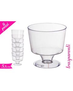 BICCHIERINI TONDI PZ.8