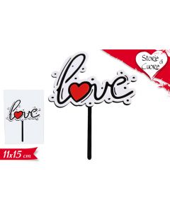 CAKE TOPPER LOVE  LV