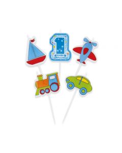 CANDELINE PICKS ONE LIGHT BLUE PZ. 5