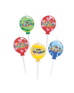 CANDELINE PICKS BUON COMPLEANNO BALLOON PZ. 5