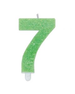 CANDELINA NUMERICA SWEETY GLITTER N.7