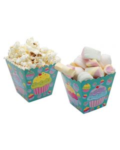 CONTENITORE CARTA SWEETY BOX CUPCAKE PZ.6