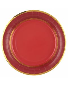 PIATTI RED CHRISTMAS CHIC PZ.10
