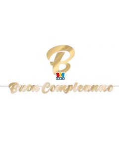 FESTONE MAXI BUON COMPLEANNO GOLD