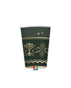 6 BICCHIERI 200 cc Royal Green Gold