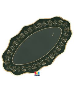 2 RAVIERE 36x20 cm Royal Green Gold