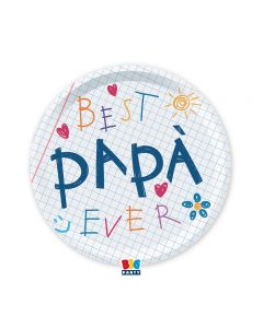 PIATTINI AUGURI PAPA' PZ.6 76097