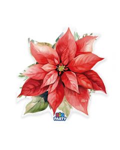 16 TOVAGLIOLI 33x33cm Red Poinsettia