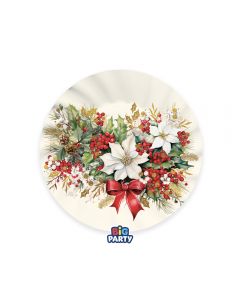 6 Piatti Ø 20 cm VINTAGE CHRISTMAS