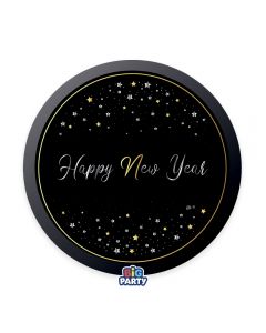 6 Piatti Ø 18 cm Happy New Year Stars