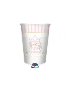 6 Bicchieri 250 cc BATTESIMO Carillon Rosa