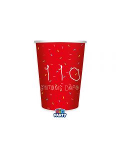 BICCHIERE LAUREA con Torta e Frase Spiritosa 6pz