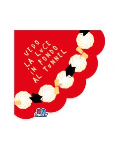 16 TOVAGLIOLI 33x33 cm Laurea ConTorta