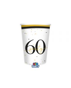 6 Bicchieri 250 cc Happy Birthday Prestige 60