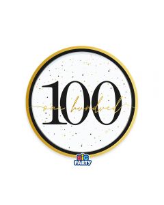 6 Piatti Ø 18 cm Happy Birthday Prestige 100