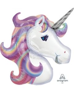 MYLAR SUPERSHAPE UNICORNO PASTELLO
