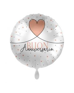 PALLONCINO DF MYLAR 18" BUON ANNIVERSARIO