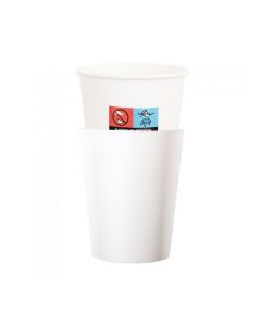 8 BICCHIERI 250 cc e 8 cover BIANCO PERLATO 