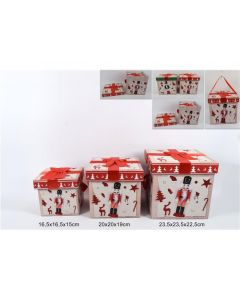 SET 3 SCATOLE REGALO SOLDATINO