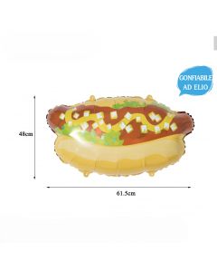 PALLONCINO MYLAR SUPERSHAPE HOT DOG 7490