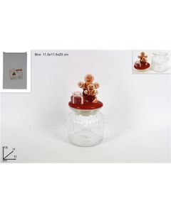 BARATTOLO IN VETRO NATALIZIO 