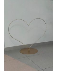 STRUTTURA IN FERRO CUORE ORO CON BASE LV