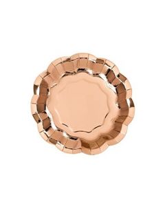 PIATTI PARTY PORCELAIN ROSE GOLD PZ.8