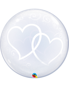 DECO BUBBLE CUORI INTRECCIATI LV