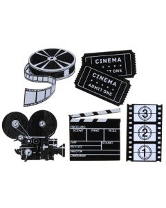 DECORAZIONI DA TAVOLO BLACK THE CINEMA PZ.10