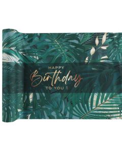 RUNNER DA TAVOLO BIRTHDAY JUNGLE 30CM X 5MT