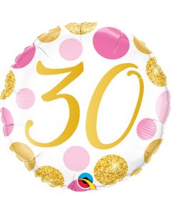 FOIL 30 ANNI ROSA E ORO 