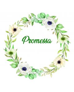 PALLONCINO MYLAR DF PROMESSA FLOWERS MOD. 2