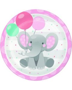 PIATTINI ELEFANTINO ROSA PZ.8