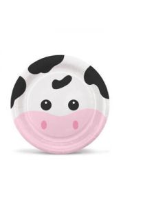 PIATTO FATTORIA MUCCA 8 pz