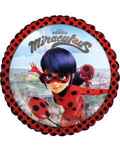 PALLONCINO MYLAR 18" LADYBUG-MIRACULOUS
