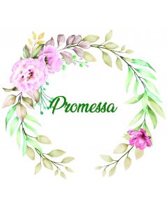 PALLONCINO MYLAR DF PROMESSA FLOWERS MOD. 1