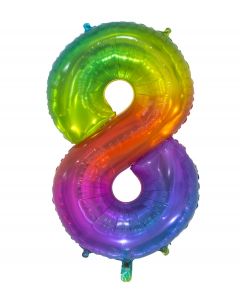 NUMERO 8 MYLAR JELLY 86CM