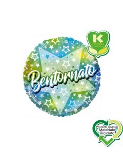 PALLONCINO MYLAR 18" BENTORNATO STELLE