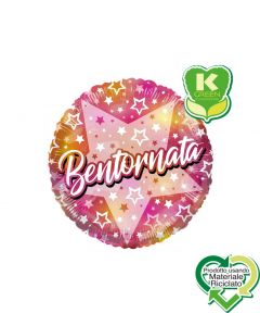 PALLONCINO MYLAR 18" BENTORNATA STELLE