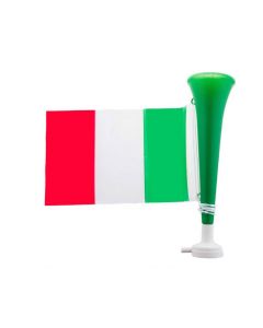 TROMBETTA CON BANDIERA ITALIA 28x7x30cm
