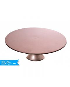 ALZATINA IN PLASTICA ROSA GOLD 22CM