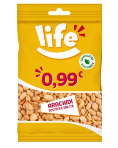 ARACHIDI SGUSCIATE TOSTATE E SALATE 130GR