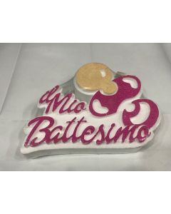 POLISTIROLO DF IL MIO BATTESIMO ROSA