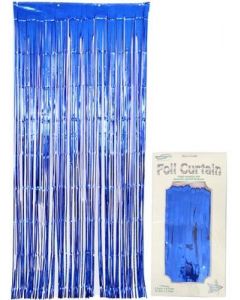 TENDA A FRANGE DECORATIVA METALLIC BLUE