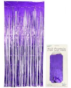 TENDA A FRANGE DECORATIVA METALLIC PURPLE