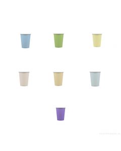 BICCHIERI MONOCOLORE LINEA BIODEGRADABILE PZ.15