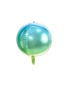 PALLONCINO MYLAR ORBZ SFUMATO AZZURRO/VERDE
