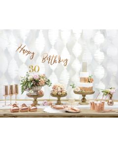 FESTONE HAPPY BIRTHDAY ROSE GOLD