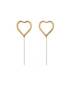 SPARKLERS CUORE ORO 2PZ.