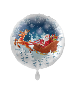 PALLONCINO MYLAR 18" SANTA IS COMING